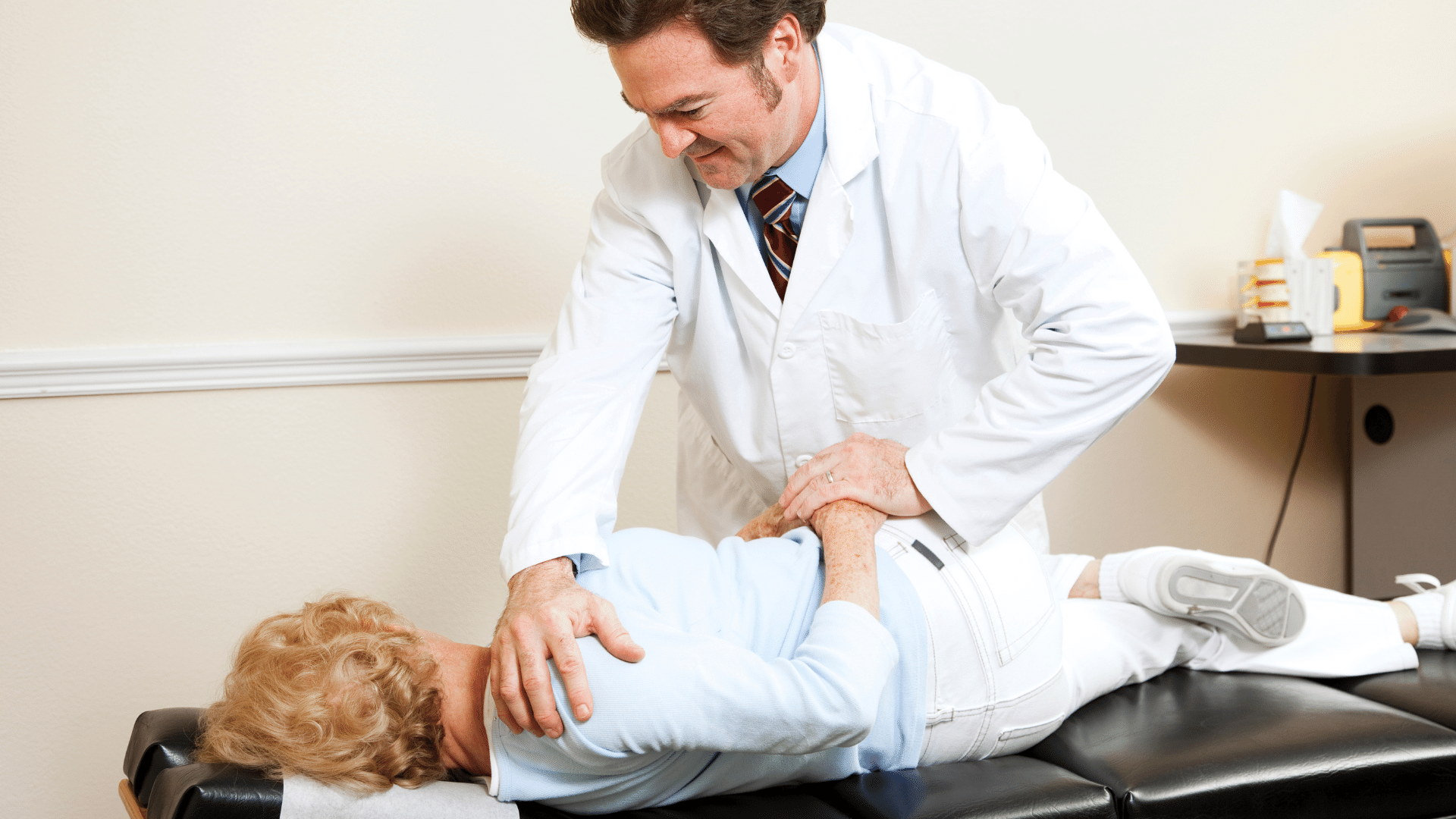 conditions that chiropractor caring for elderly patient