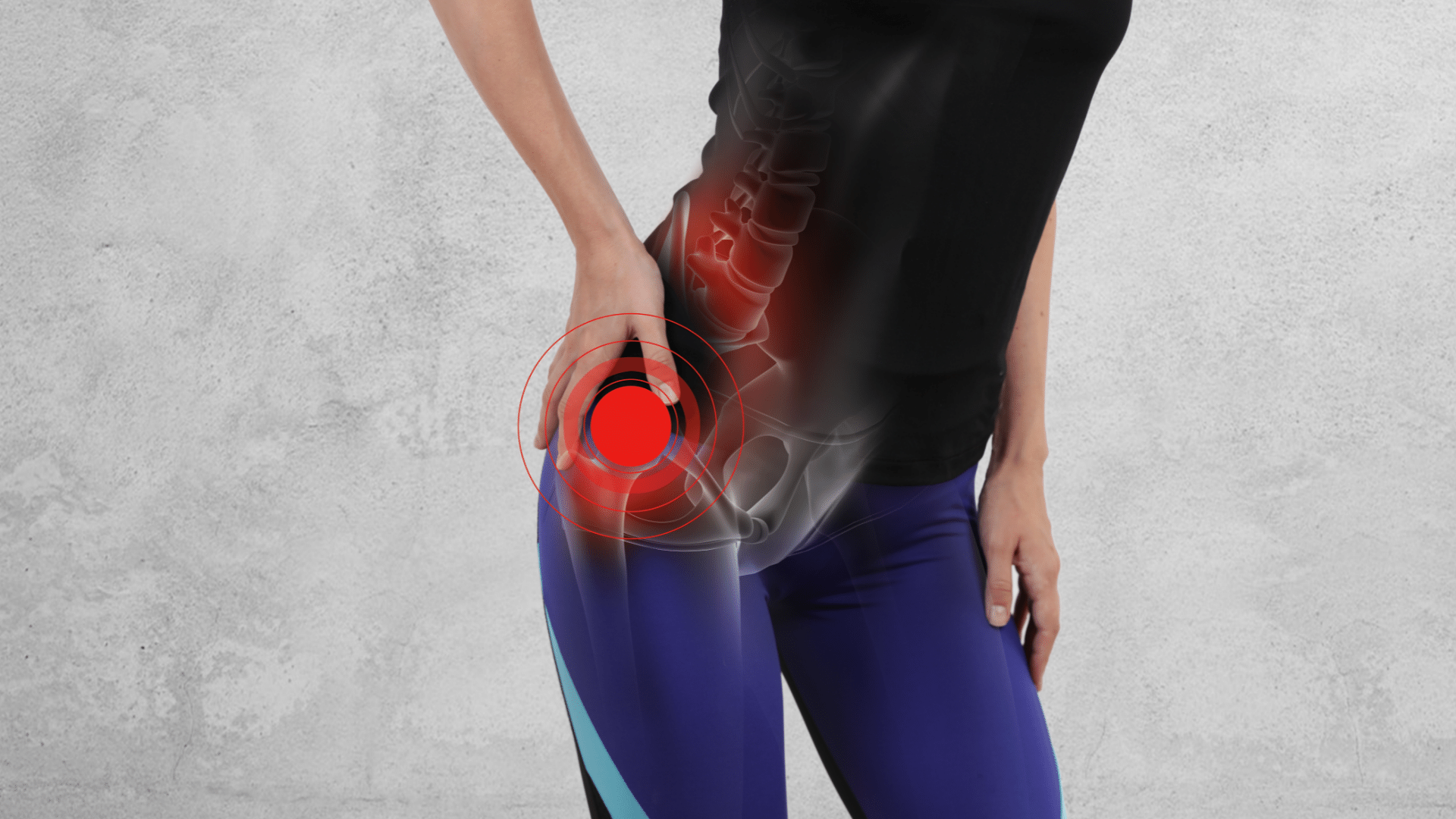 woman with hip pain